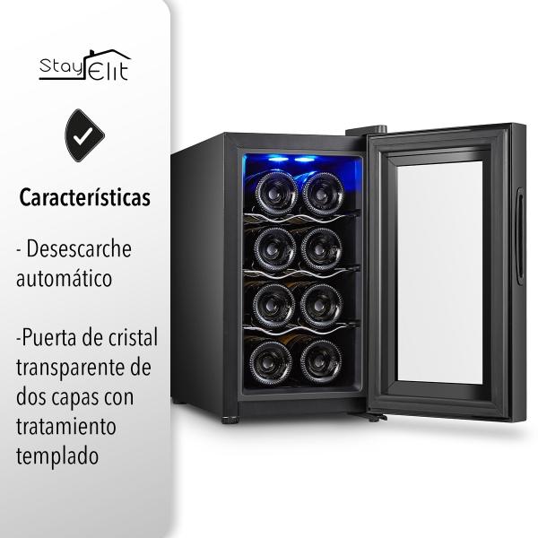 Cava De Vinos Enfriador 8 Botellas Hogar Bar Stay Elit