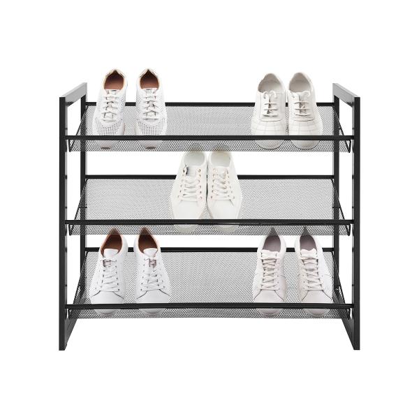 Zapatera De Metal 3 Niveles Organizador Estante Para Zapatos