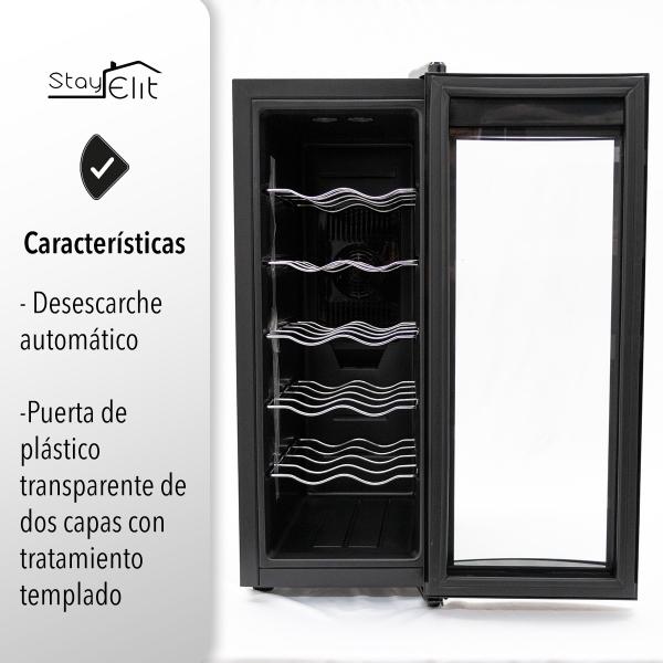 Cava De Vinos Enfriador 12 Botellas Hogar Bar Stay Elit