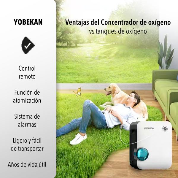 CONCENTRADOR DE OXIGENO DE USO DOMESTICO