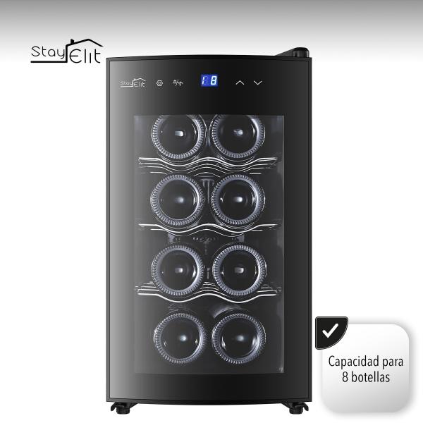 Cava De Vinos Enfriador 8 Botellas Hogar Bar Stay Elit