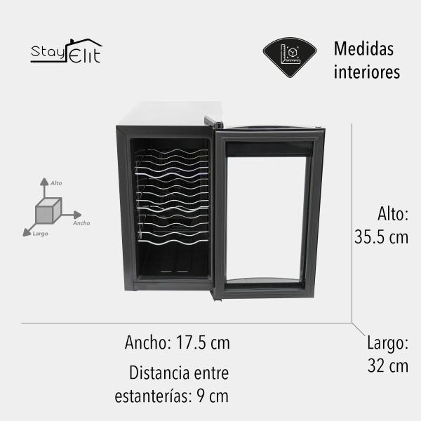 Cava De Vinos Enfriador 8 Botellas Hogar Bar Stay Elit