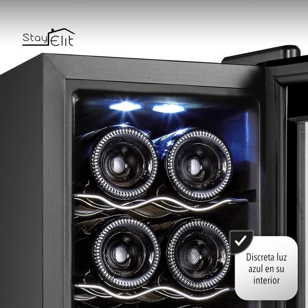 Cava De Vinos Enfriador 12 Botellas Hogar Bar Stay Elit