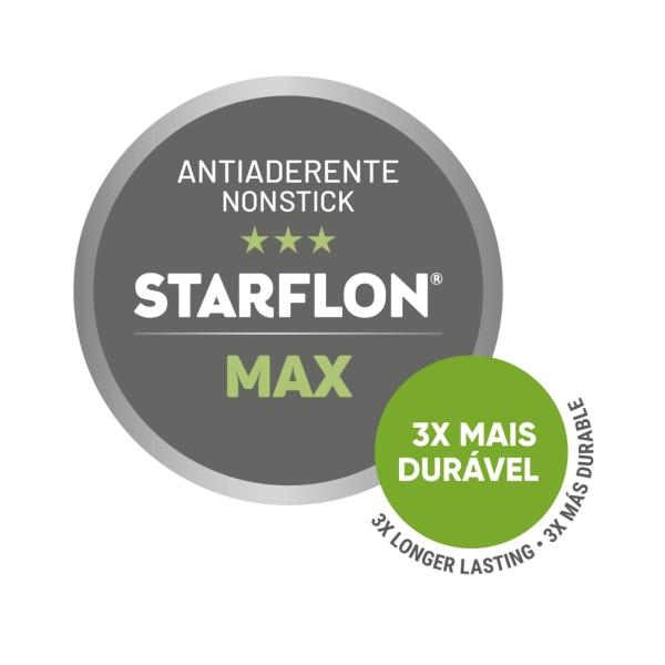 Sartén Hondo Con Tapa Tramontina Rockstar 2,5 L