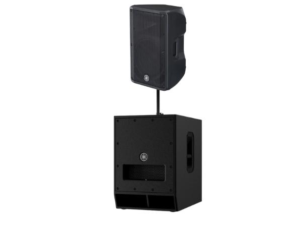Altavoz Amplificado Yamaha DBR12 con Subwoofer DXS15MKII.