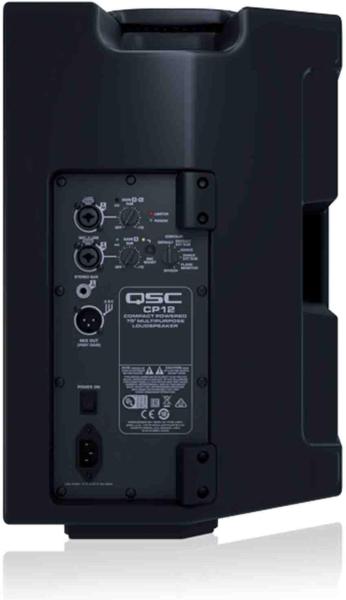 Qsc Cp12 Bocina Activa 12 2 vias 1000w Color negro