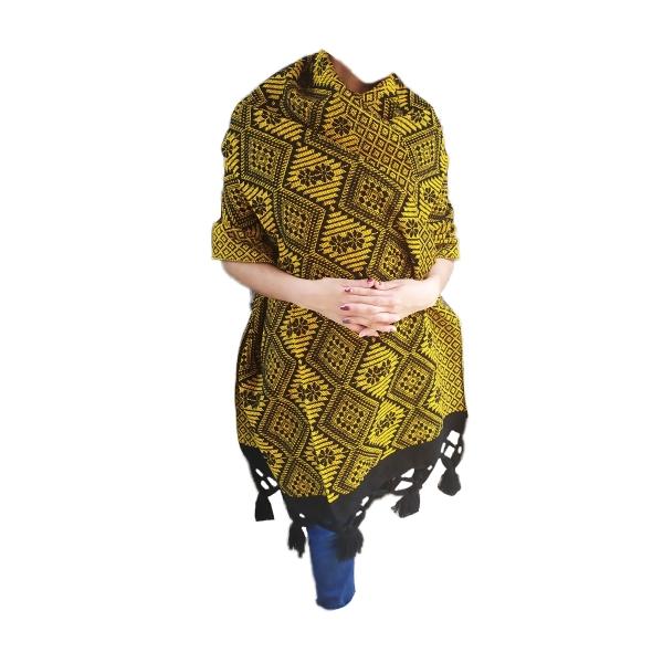 Rebozo Artesanal Grueso Amarillo