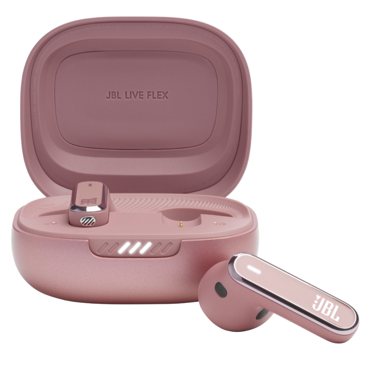 Audifonos JBL Live Flex Personi-fi 2.0 Noise Cancelling 40 Horas Rosa