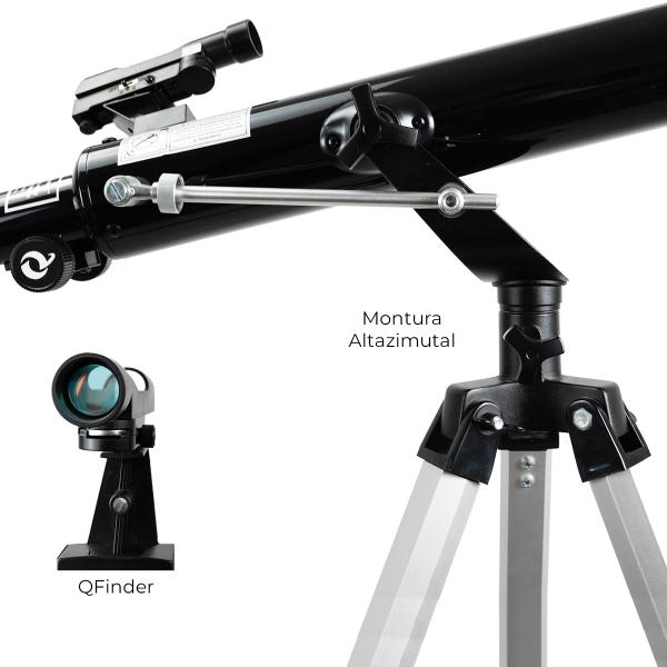 Telescopio Quasar Starter Q60 525x Con Adaptador Smartphone