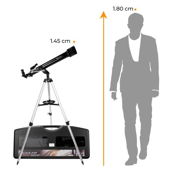Telescopio Quasar Starter Q60 525x Con Adaptador Smartphone