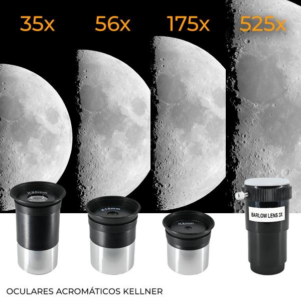 Telescopio Quasar Starter Q60 525x Con Adaptador Smartphone