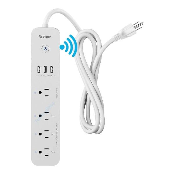 Multicontactos Barra Inteligente Wifi 2 Usb Controla Por App