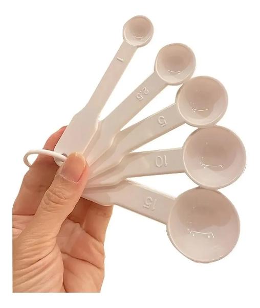 Bascula Digital Gramera Cocina + Cucharas Y Taza Medidoras