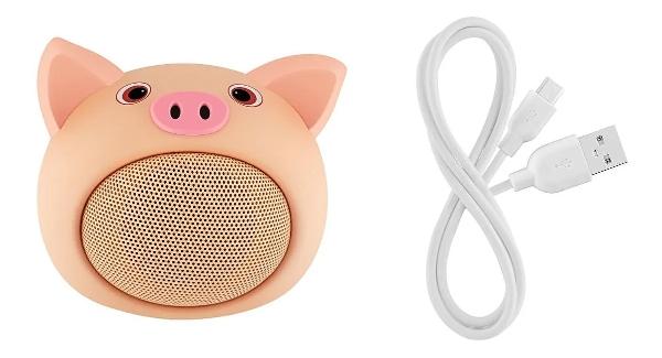 Mini Bocina Bluetooth Infantiles Forma De Puerco