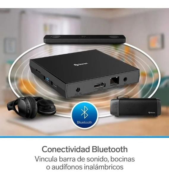 Android Tv Box 4k Wifi 16gb Control Por Voz Google Assistant Color Negro