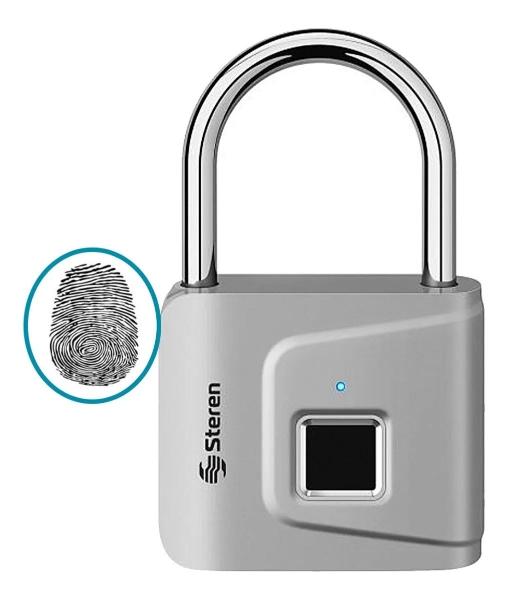 Candado Digital Huella Recargable Led Seguridad 