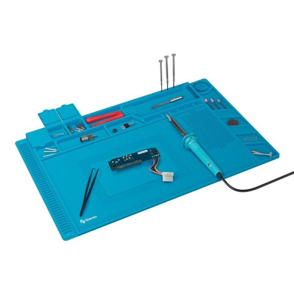 Tapete profesional organizador de trabajo, antiestático y magnético