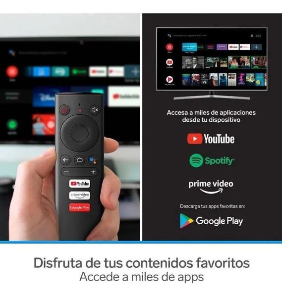Android Tv Box 4k Wifi 16gb Control Por Voz Google Assistant Color Negro