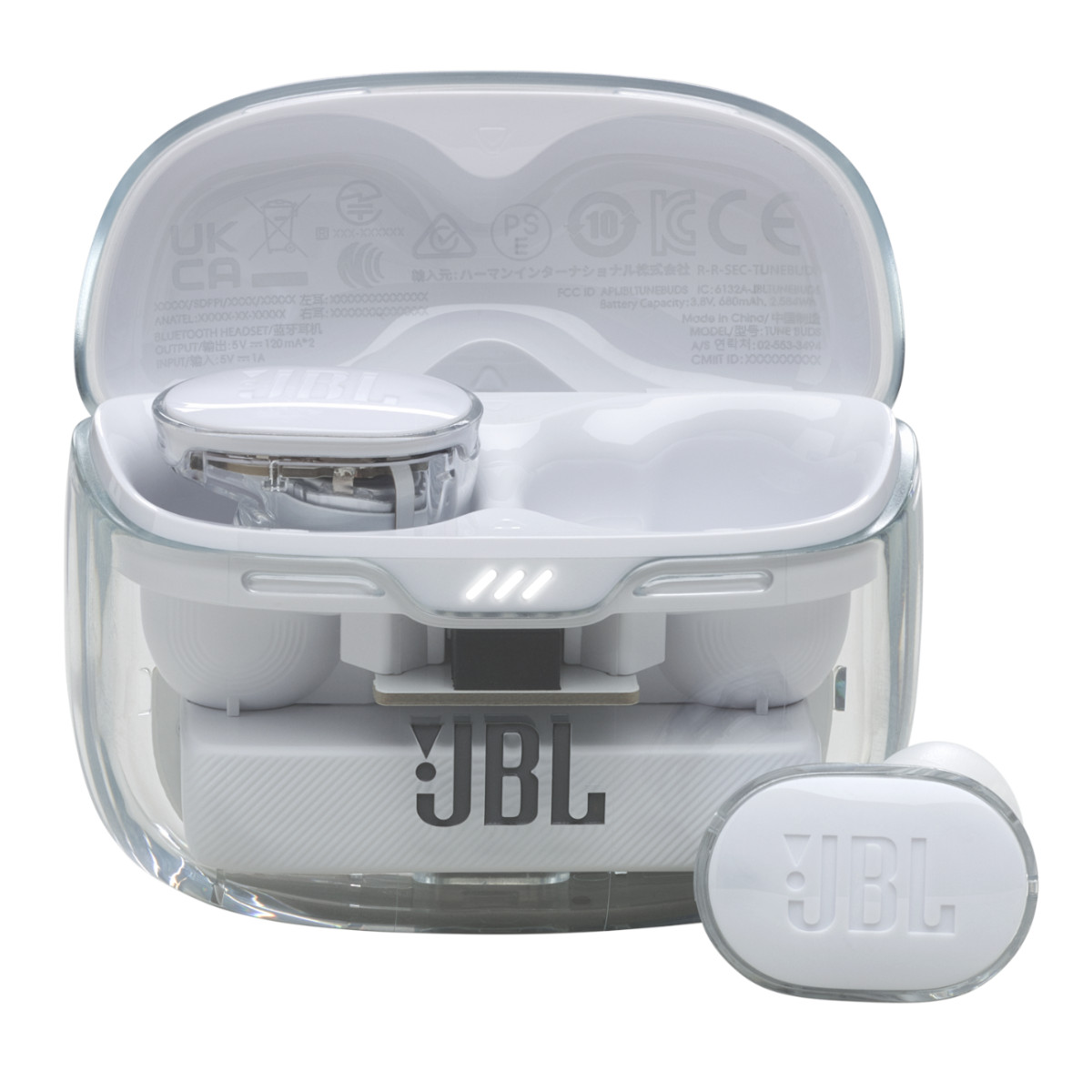 Audifonos JBL Tune Buds Ghost Edition Bluetooth 5.3 IP54 Blanco