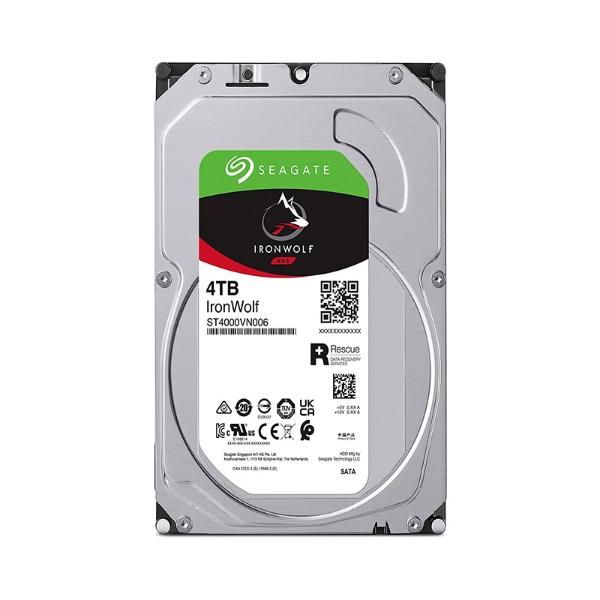 Disco Duro Seagate Nuevo 4TB 3.5" Ironwolf ST4000VN006.