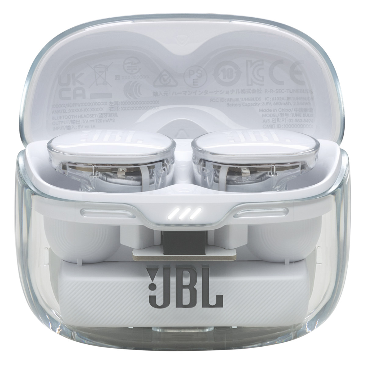 Audifonos JBL Tune Buds Ghost Edition Bluetooth 5.3 IP54 Blanco