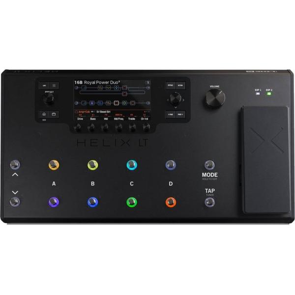 Line 6 Helix LT Pedalera Multiefectos para Guitarra-Negro