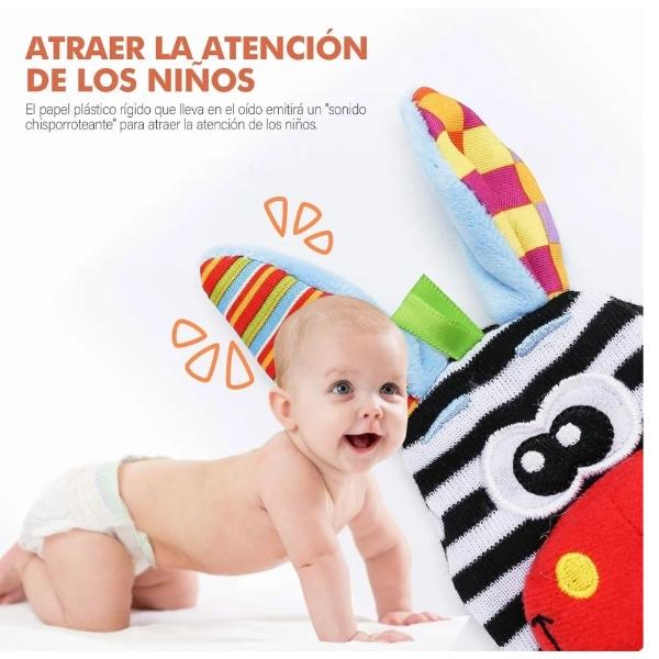 Juguetes 6 Piezas Set Calcetines Sonajero Bebés Peluches 