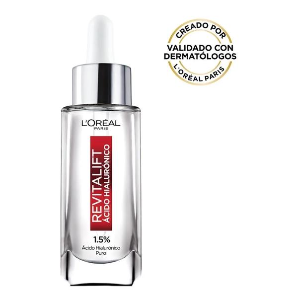 Sérum Serum Ácido Hialurónico L'Oréal Paris Revitalift día/noche para todo tipo de piel de 30mL