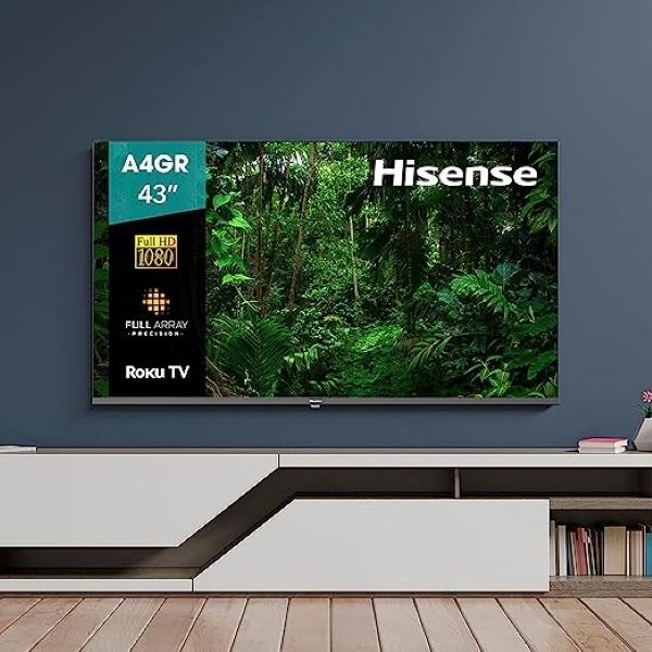 Pantalla Hisense 43" LED FHD SMART Roku TV A4GR, 43A4GR