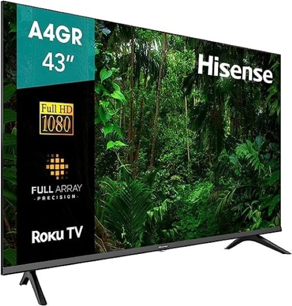 Pantalla Hisense 43" LED FHD SMART Roku TV A4GR, 43A4GR