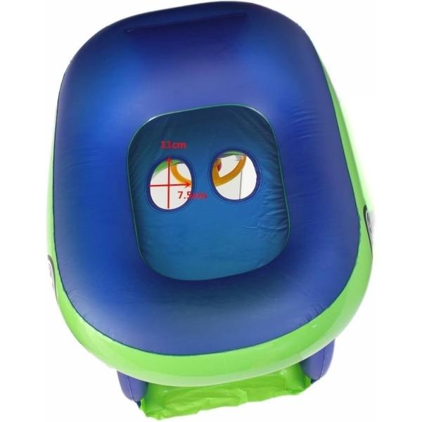Inflable de Piscina para Niños Juguete de Alberca Flotador Vocho  - Azul
