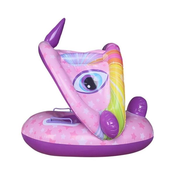 Inflable de Piscina para Niños Juguete de Alberca Flotador Unicornio  - Rosa