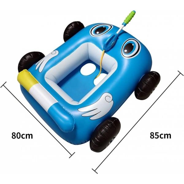 Inflable de Piscina para Niños Juguete de Alberca,Lanzador Agua  - Azul