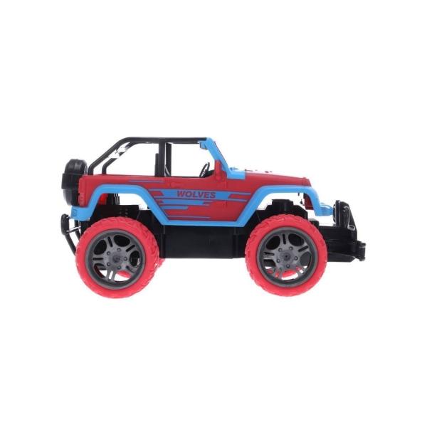 Camioneta Juguete R/C OffRoad 27MHz 1:18 con Luz 10 Km/h  - Rojo