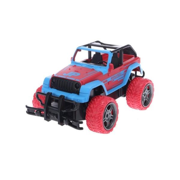 Camioneta Juguete R/C OffRoad 27MHz 1:18 con Luz 10 Km/h  - Rojo