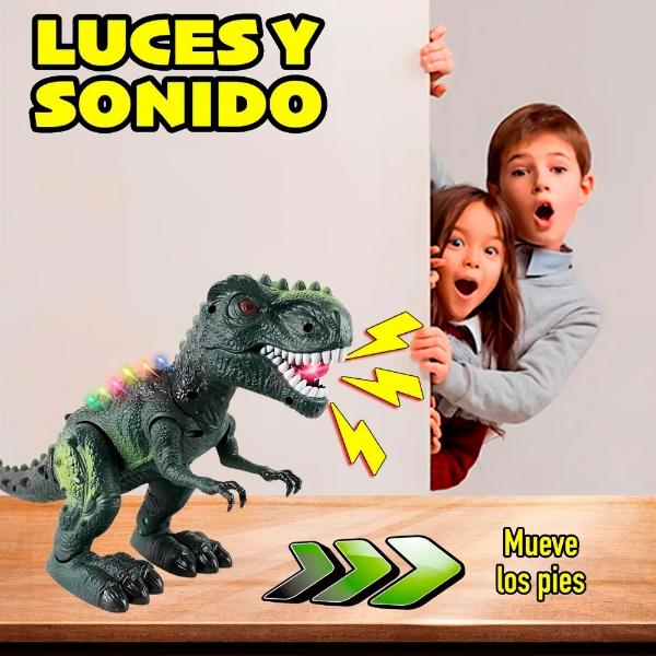 Tiranosaurio Dinosaurio Juguete Luces Sonido Y Movimientos