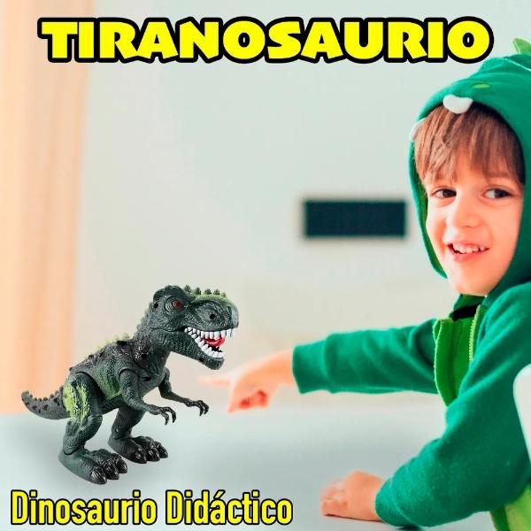 Tiranosaurio Dinosaurio Juguete Luces Sonido Y Movimientos