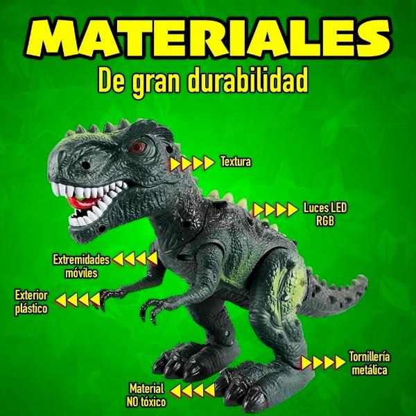 Tiranosaurio Dinosaurio Juguete Luces Sonido Y Movimientos