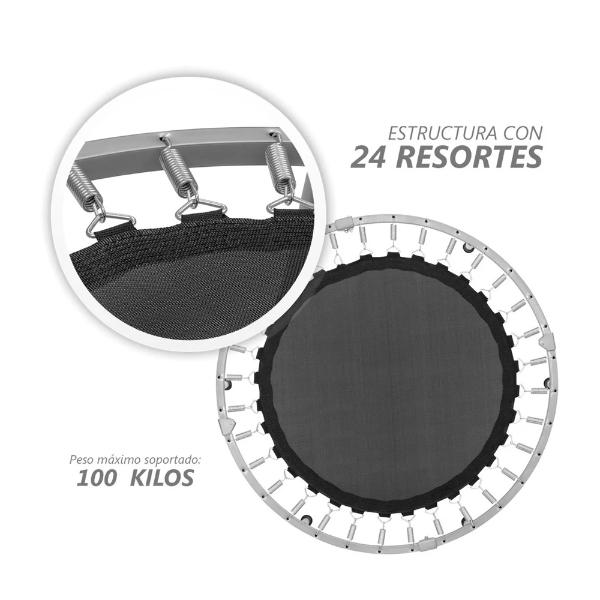Trampolín Brincolín Para Aeróbicos Fitness Ejercicio Jumping