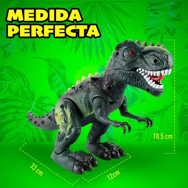 Tiranosaurio Dinosaurio Juguete Luces Sonido Y Movimientos