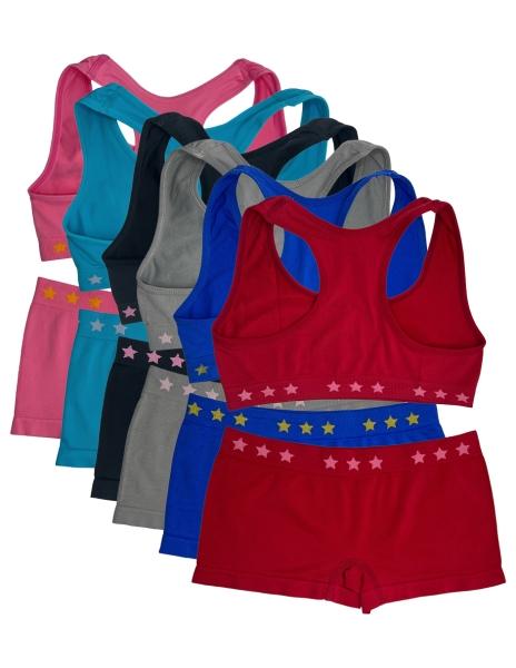 Coordinado Niña, Paquete 6 Sets De Diferentes Colores