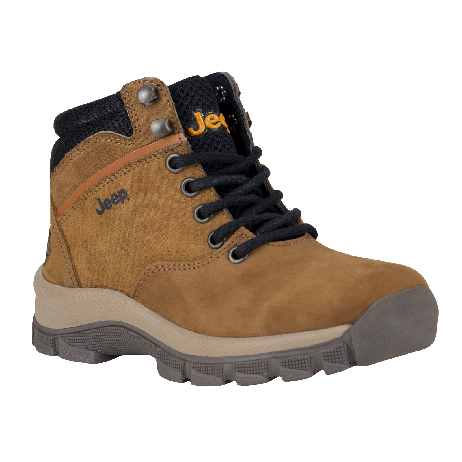 Botas Mujer Jeep Urbanas 550 Nobuck Bronce De Piel Confort.