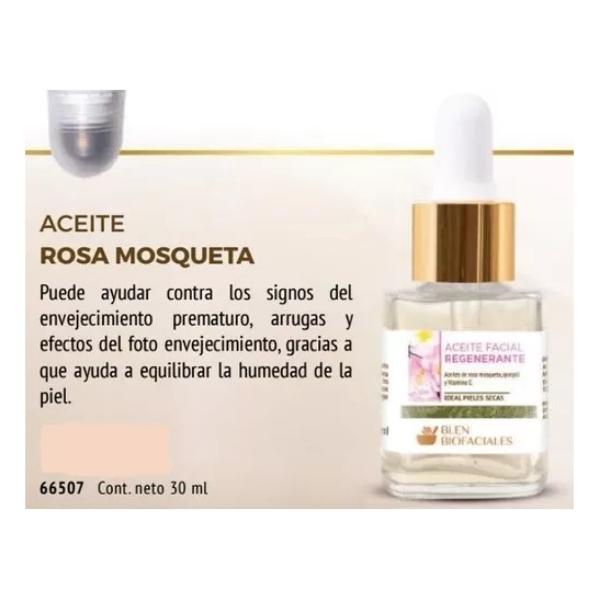 Aceite Facial Regenerante - Rosa Mosqueta.