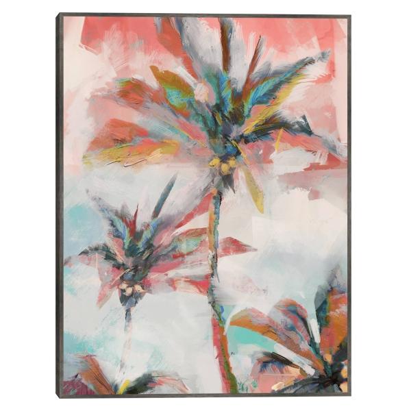 Cuadro Decorativo - Palma de coral 107 cm x 81 cm