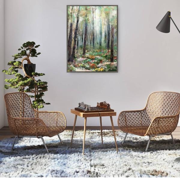 Cuadro Decorativo - Jardín secreto 107 cm x 81 cm