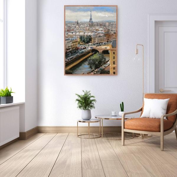 Cuadro Decorativo - Amanecer París 147 cm x 112 cm