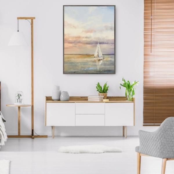 Cuadro Decorativo - Floral Moderno I Coral 147 cm x 112 cm