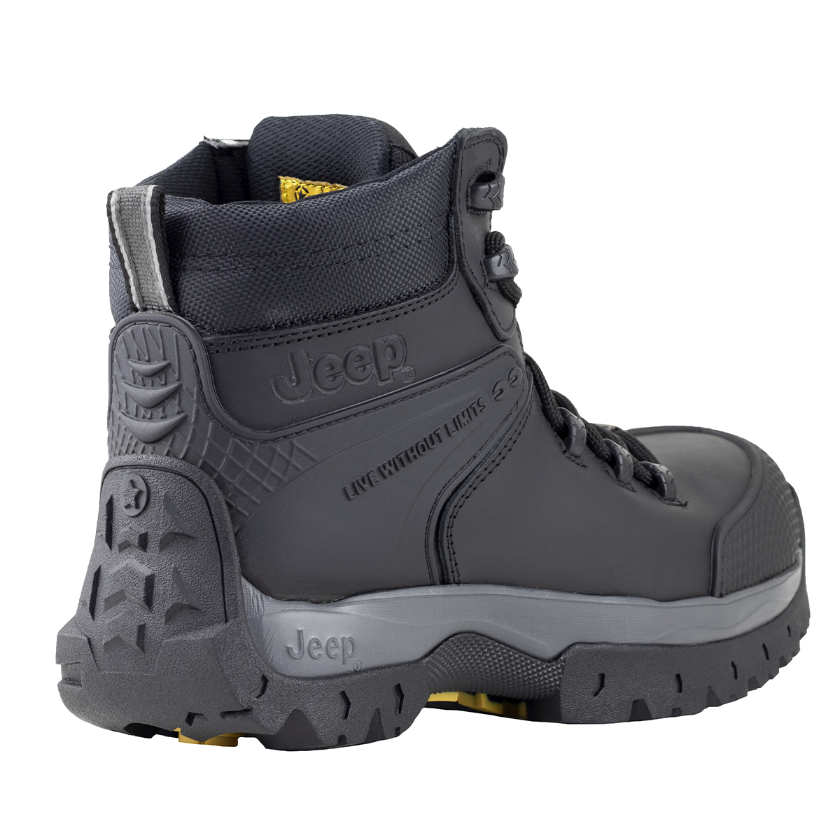 BOTAS INDUSTRIALES PARA HOMBRE JEEP 3560 CRAZY NEGRO ROBUSTA ORIGINAL.