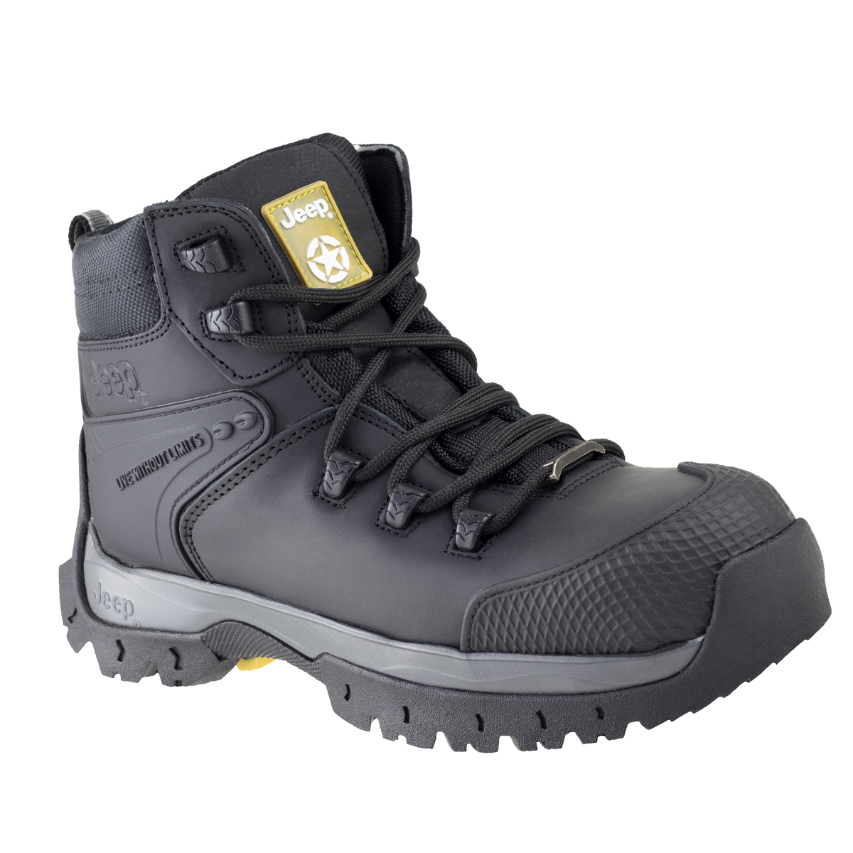 BOTAS INDUSTRIALES PARA HOMBRE JEEP 3560 CRAZY NEGRO ROBUSTA ORIGINAL