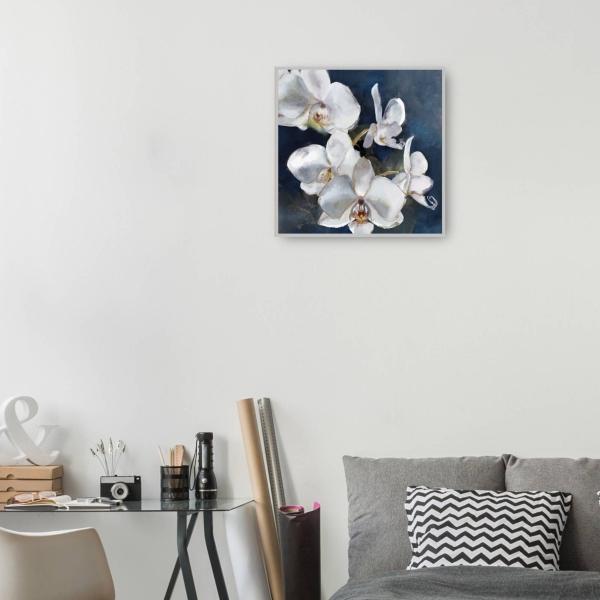 Cuadro Decorativo - Orquídea en la Marina 94 cm x 94 cm